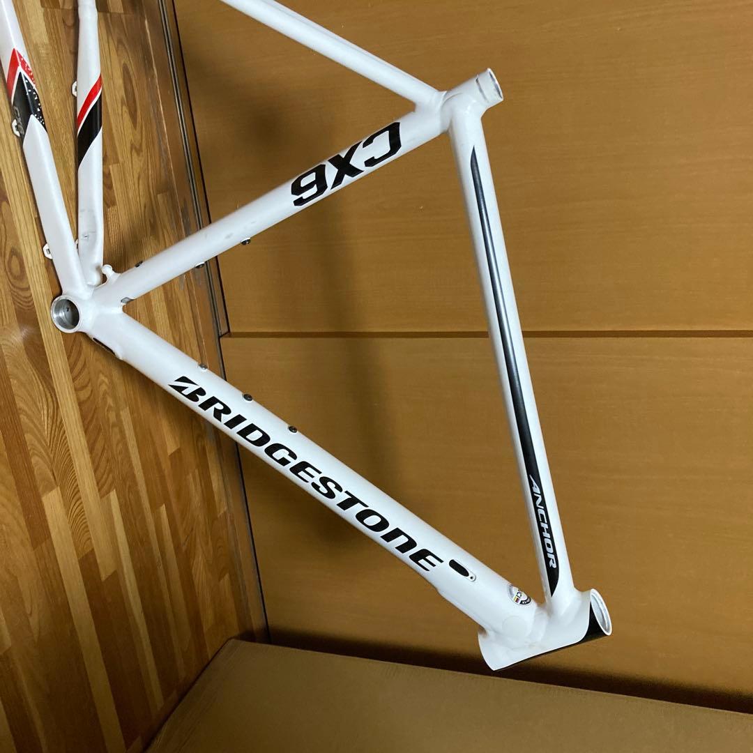 ブリヂストンアンカー　CX6D 53サイズ　一部コンポ付き　シクロクロス