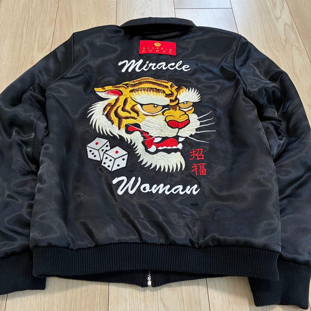 極美品✨激レア ミラクルウーマン スカジャン リバーシブル 東洋 ピンクドラゴン