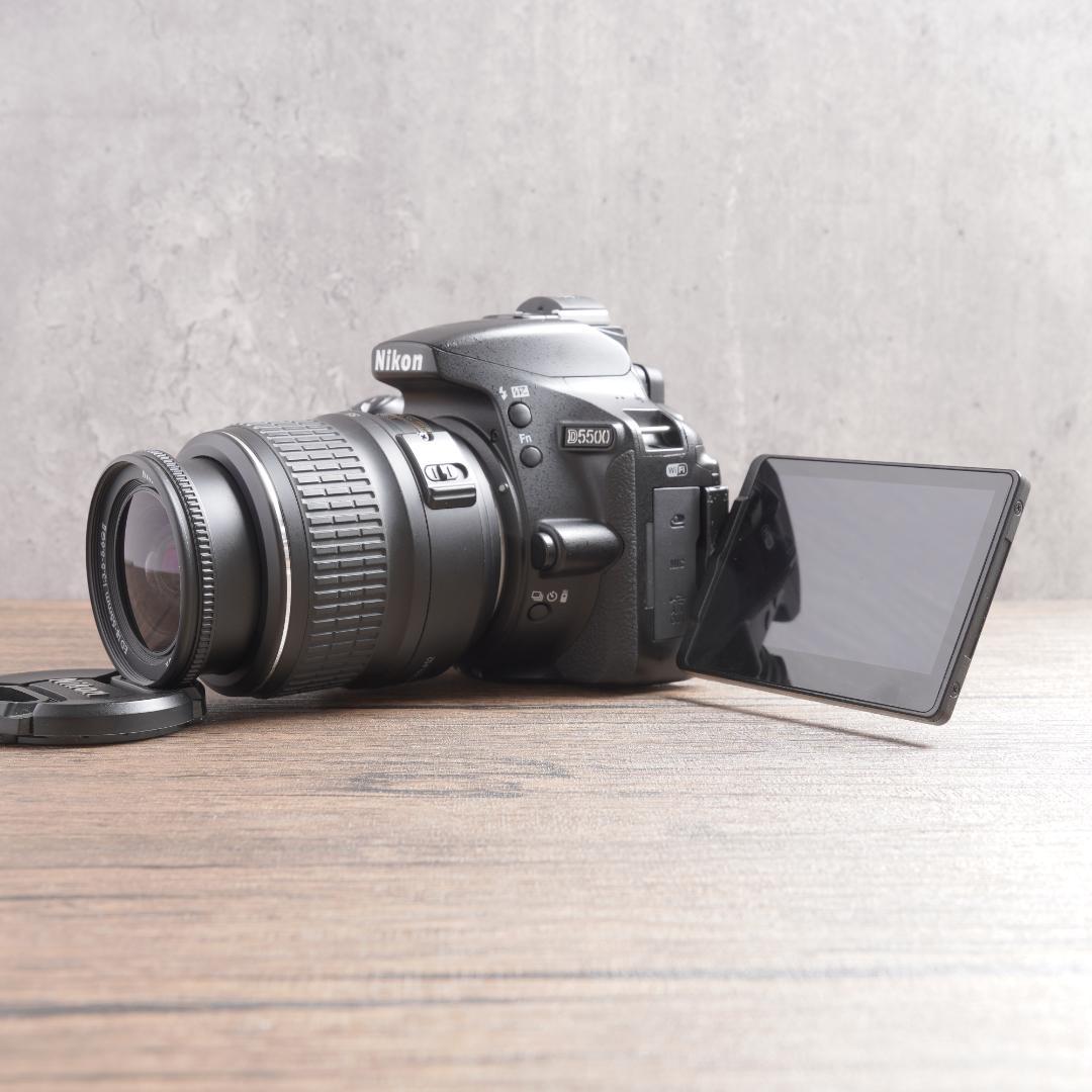 ✨美品✨Wi-Fi搭載✨自撮りOK✨初心者に✨Nikon D5500　783-1