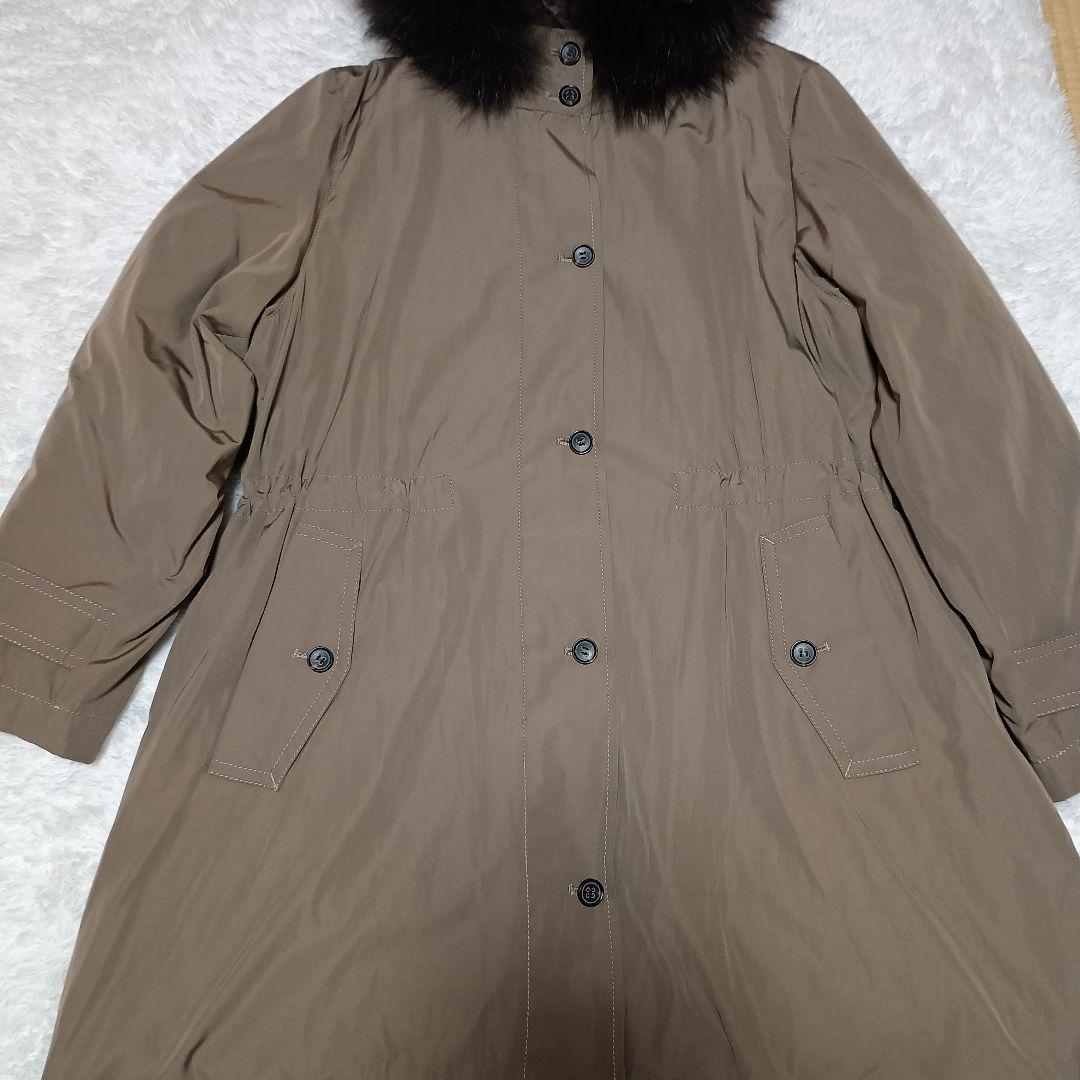 美品 23区Lモッズコート 46ライナー・ファー取り外し可 4way