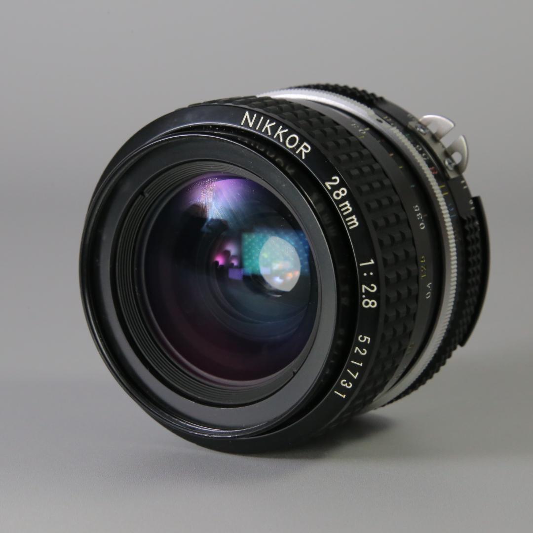 ☆外観美品☆ニコンF フォトミック Aiレンズ 28mm　F2.8 ＃112