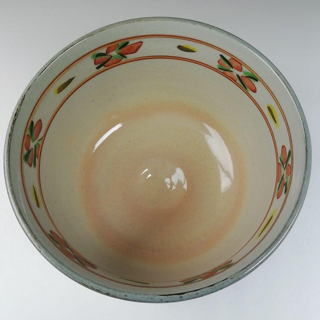 Ｔ６３８　茶碗　『赤絵　未』『橋本永豊 造』　共箱　抹茶碗　茶道具