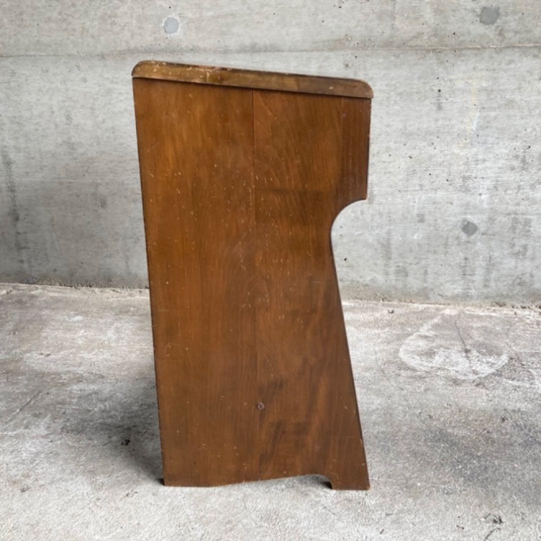 古いスツール チェア 椅子 ピアノ ミシン 台 木製 家具 レトロ ヴィンテージ