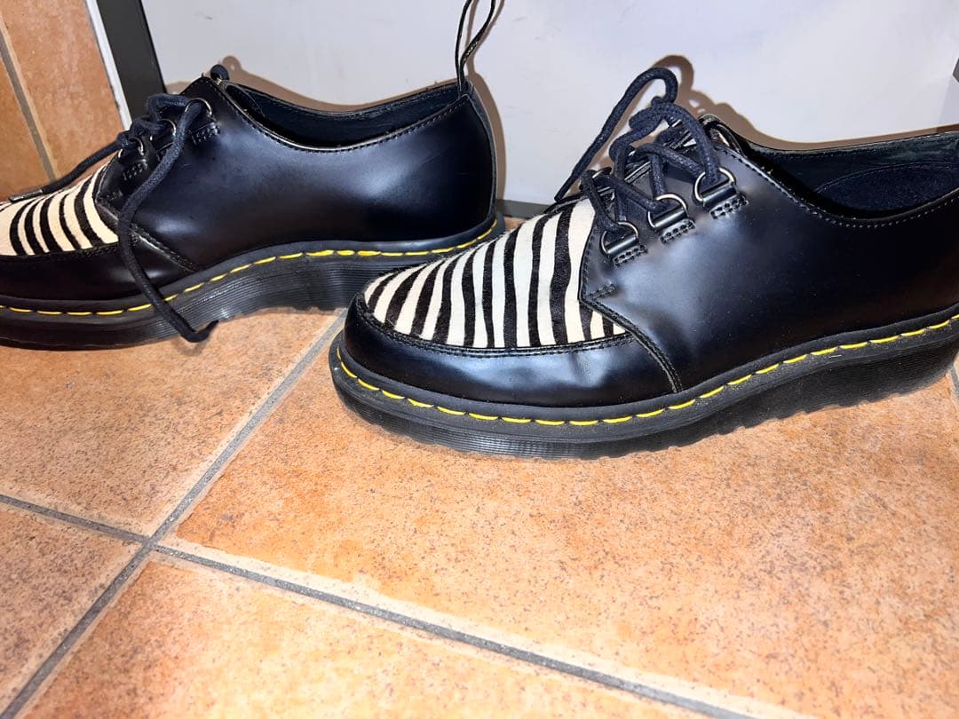Dr. Martens ドクターマーチン ゼブラ柄 ローファー 28.0cm