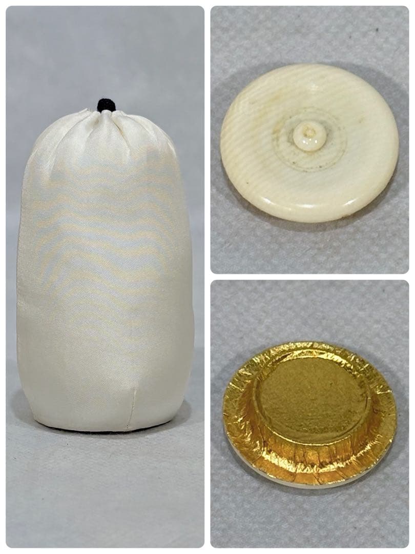 加藤弥右衛門作　黒織部茶入　美品　共箱　茶道具　送料込