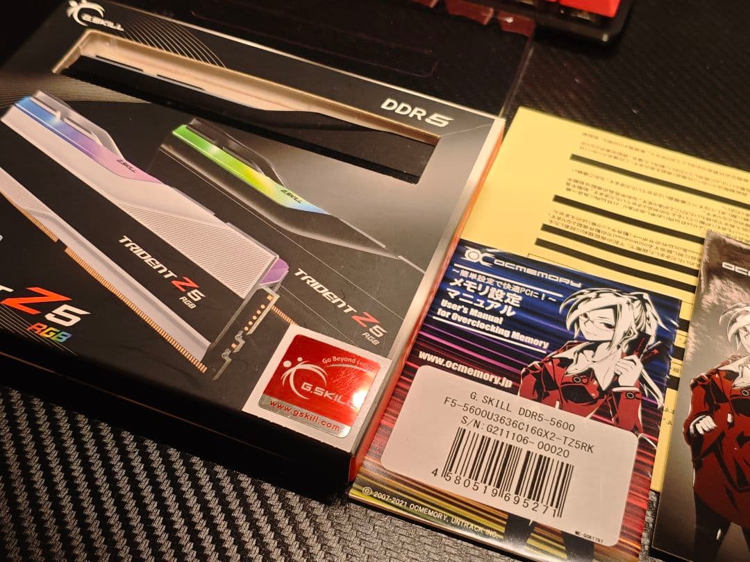 は*ち様 G.Skill Trident Z5 DDR5-5600 32GB 1