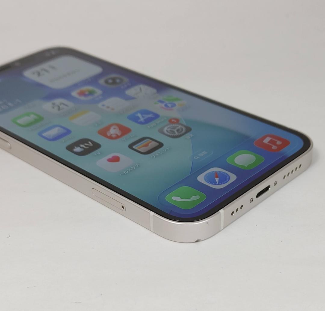 【判定○・simフリー・バッテリー100%】iPhone12・64GB ホワイト
