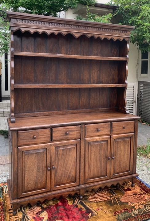 colony house 神戸家具　アンティーク　ビンテージ　飾り棚　食器棚　棚