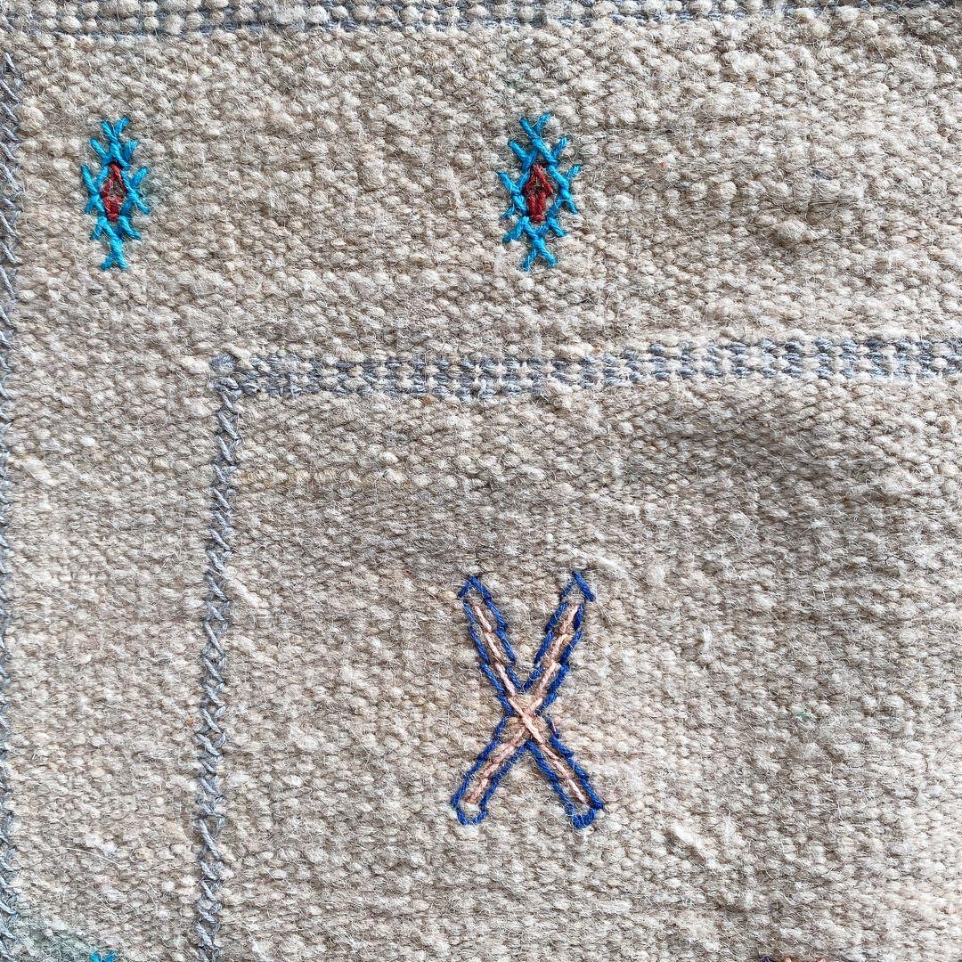 モロッコ ウール キリム ラグ 約54〜57×95cm