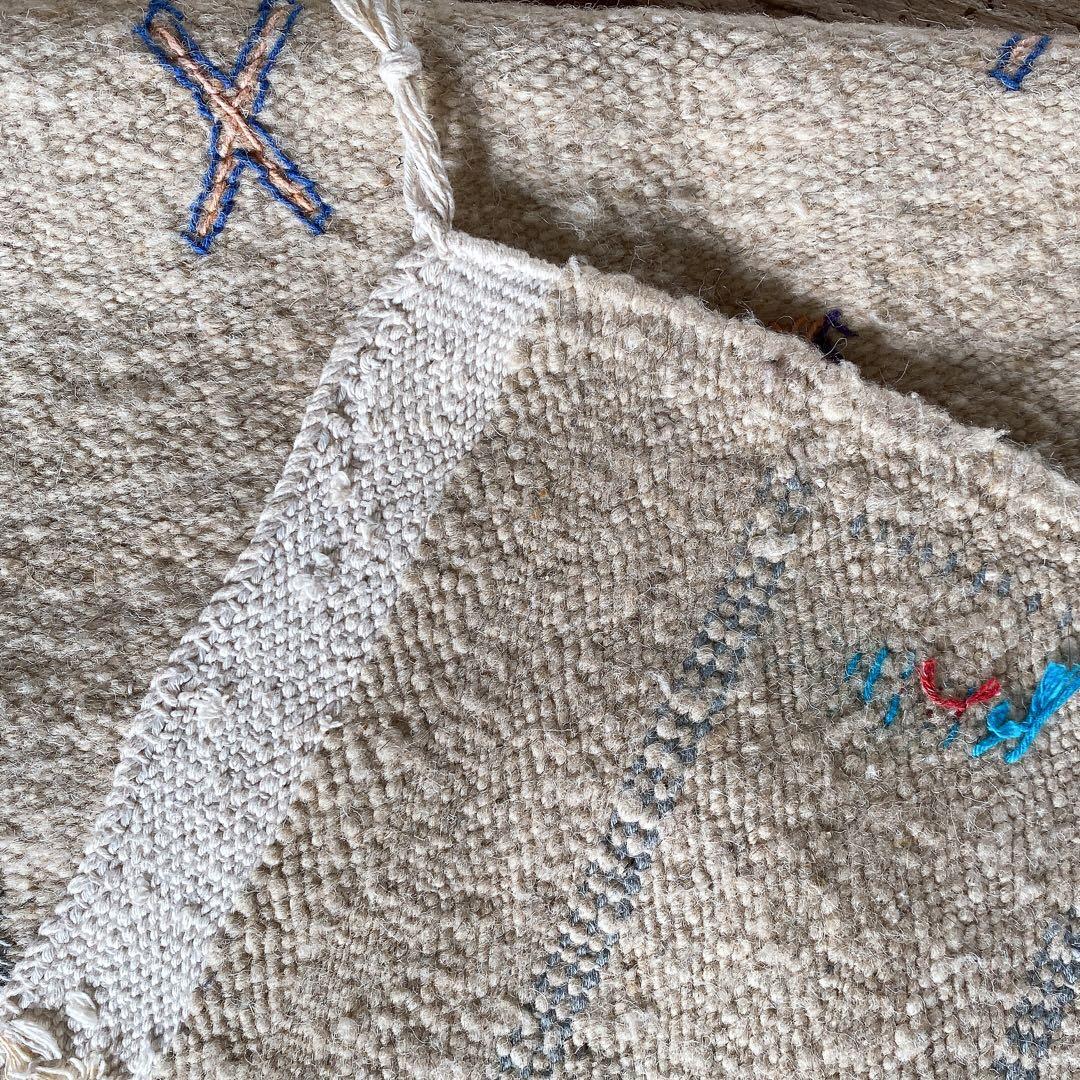 モロッコ ウール キリム ラグ 約54〜57×95cm