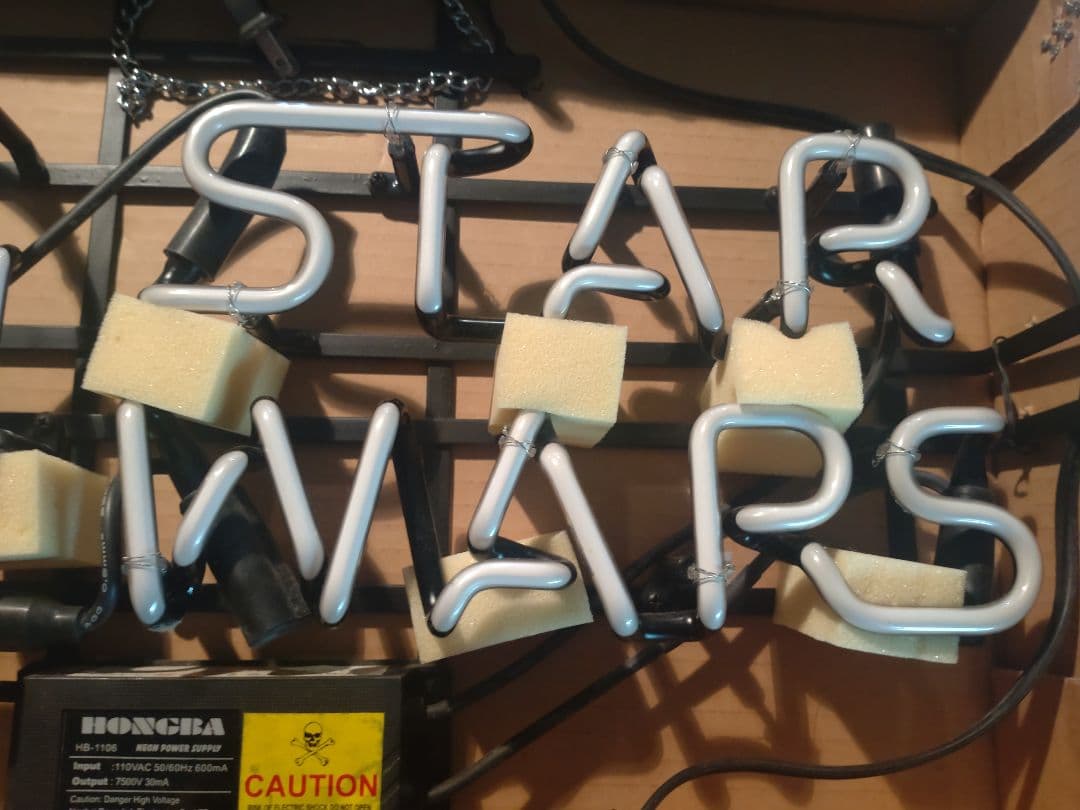 超激レア　スターウォーズ　ネオンサイン　当時物　ボバフェット