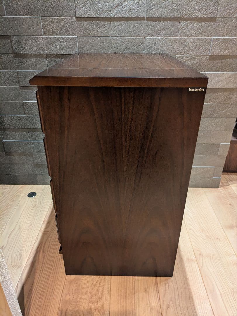 【カリモク】4段チェスト 木製 タンス 箪笥 クラシック アンティーク調