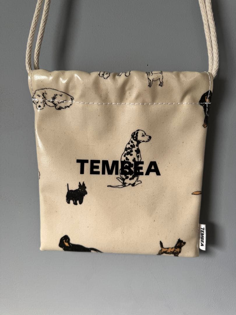 TEMBEA Dog柄 犬柄 巾着バッグ