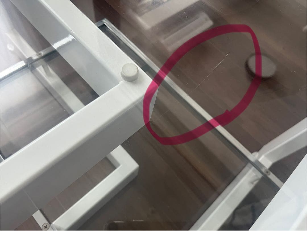 IDC大塚家具 アルテジャパン ガラス センター テーブル ホワイトYG-63