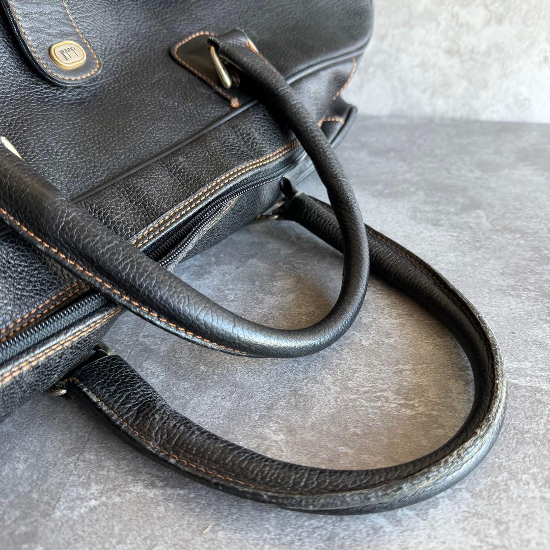 ⭐️ダンヒル⭐️オールレザー ボストンバッグ ブラック 旅行鞄 大容量