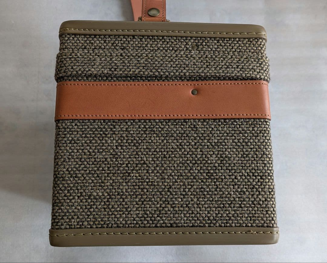 Hartmann　コスメティックケース　メイクボックス　ツイード