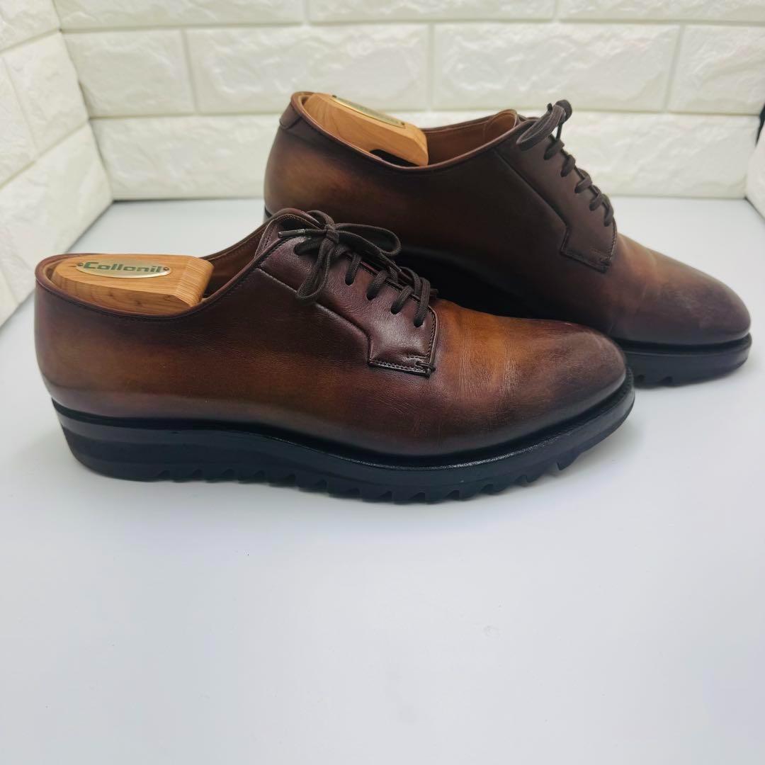 ジャコメッティ マルモラーダ シャークソール レザー シューズ 42 革靴