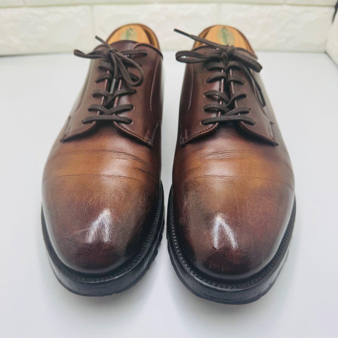 ジャコメッティ マルモラーダ シャークソール レザー シューズ 42 革靴