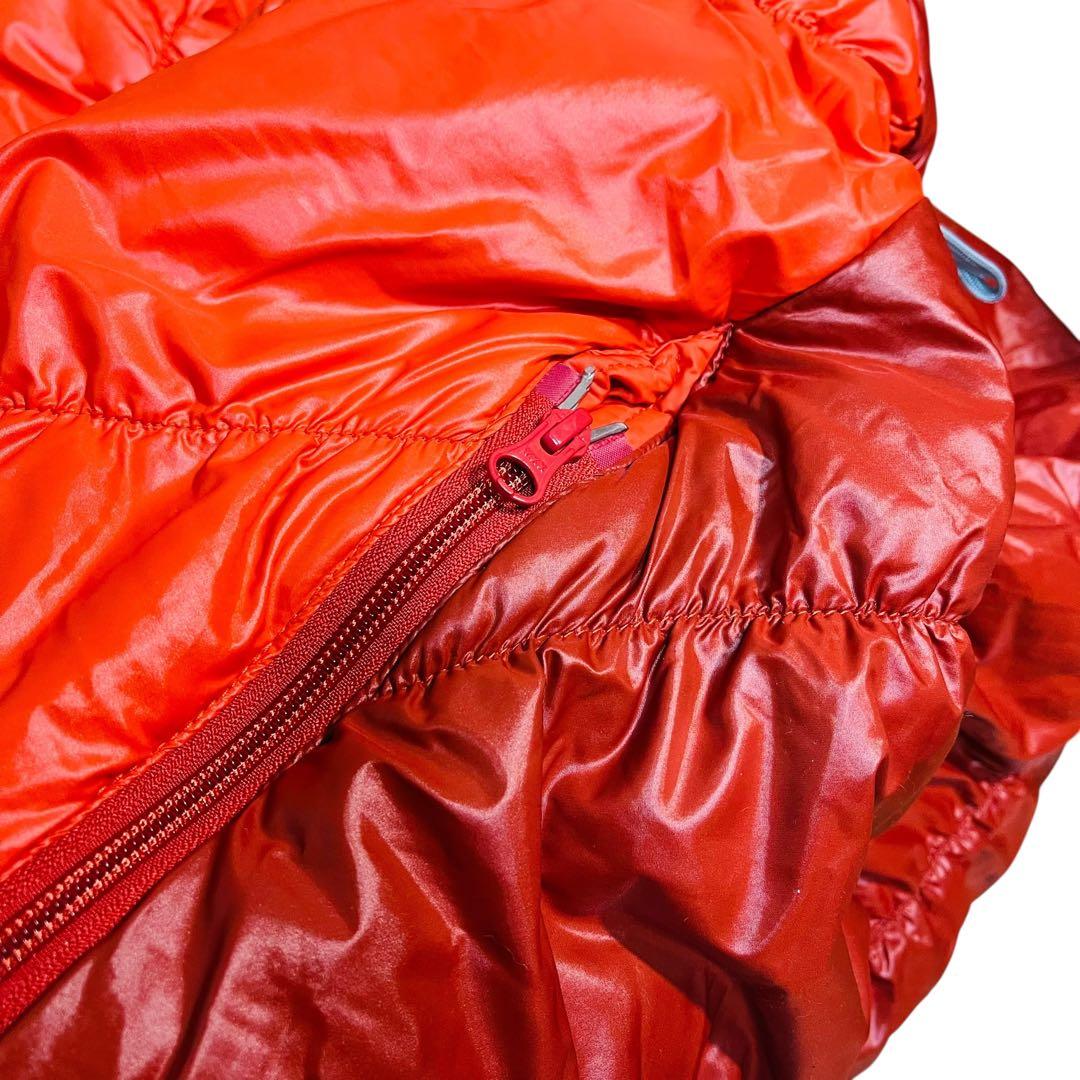 【美品】mont-bell バロウバッグ #3 寝袋 オレンジ モンベル