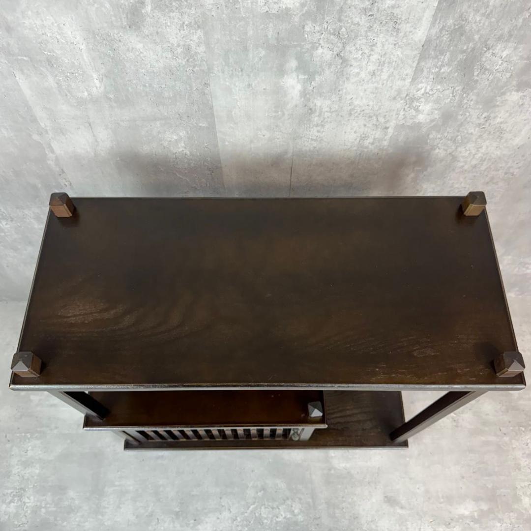 茶箪笥 違い棚 昭和レトロ 木工家具 インテリア 和室 茶室