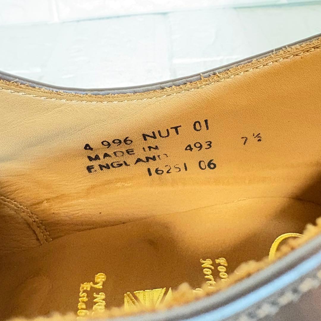 SOLOVAIRソロヴェアー ダークブラウン レザー ドレスシューズ 26cm