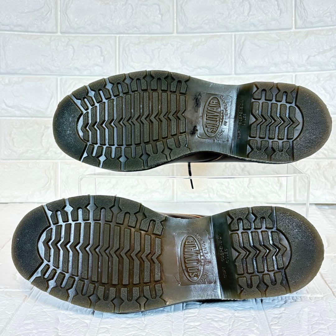 SOLOVAIRソロヴェアー ダークブラウン レザー ドレスシューズ 26cm