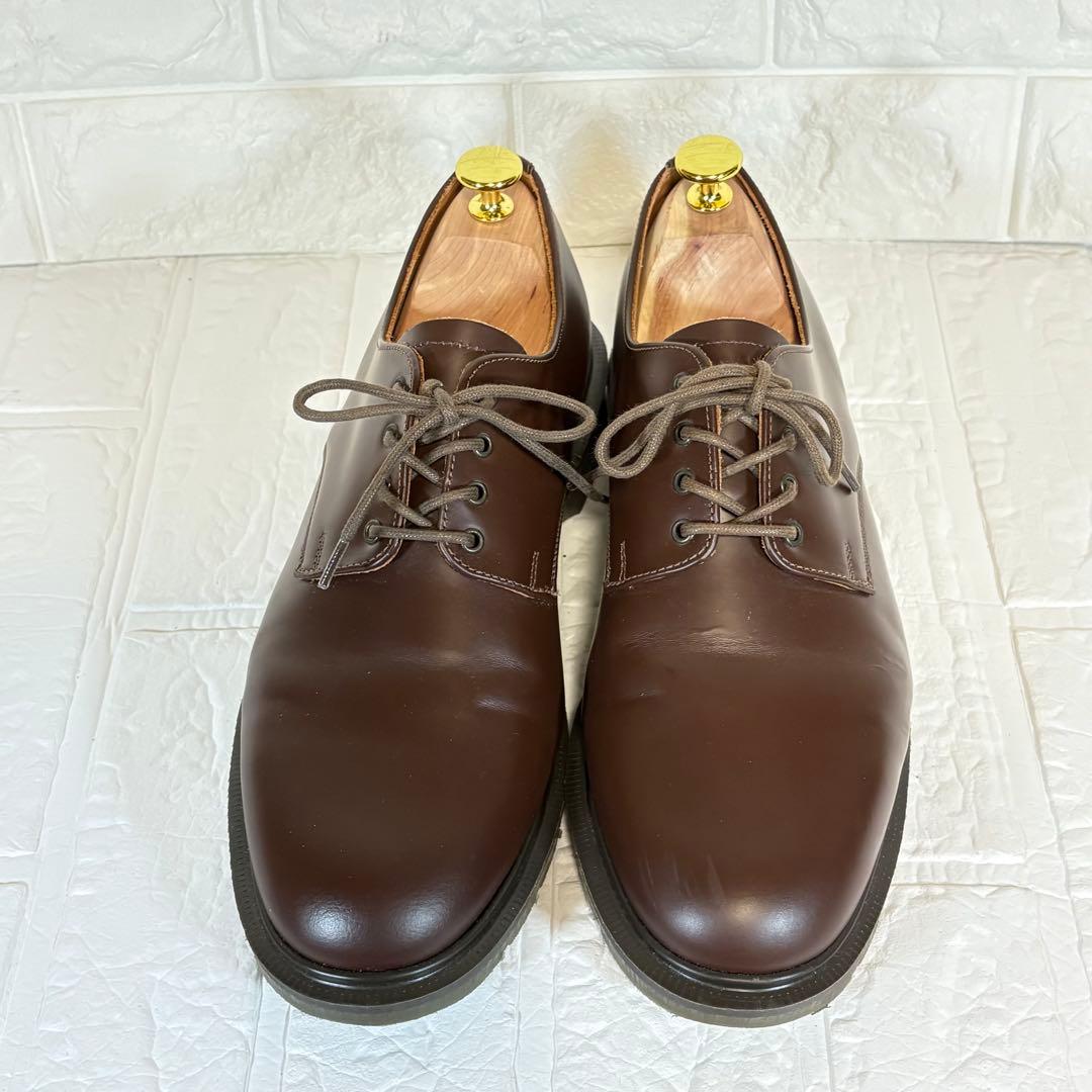 SOLOVAIRソロヴェアー ダークブラウン レザー ドレスシューズ 26cm