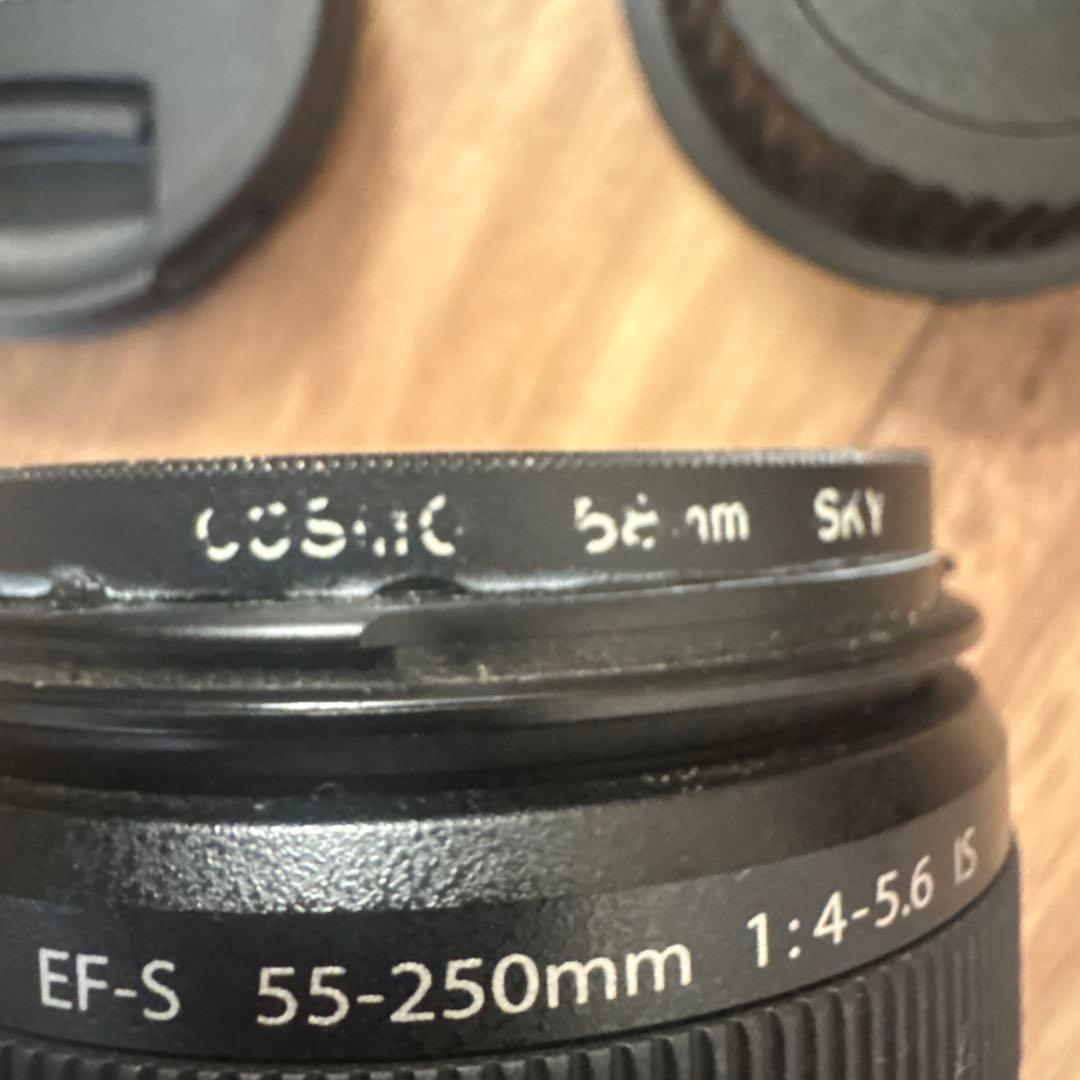 CANON EF-S 55-250mm ズームレンズ　撮影画像有り