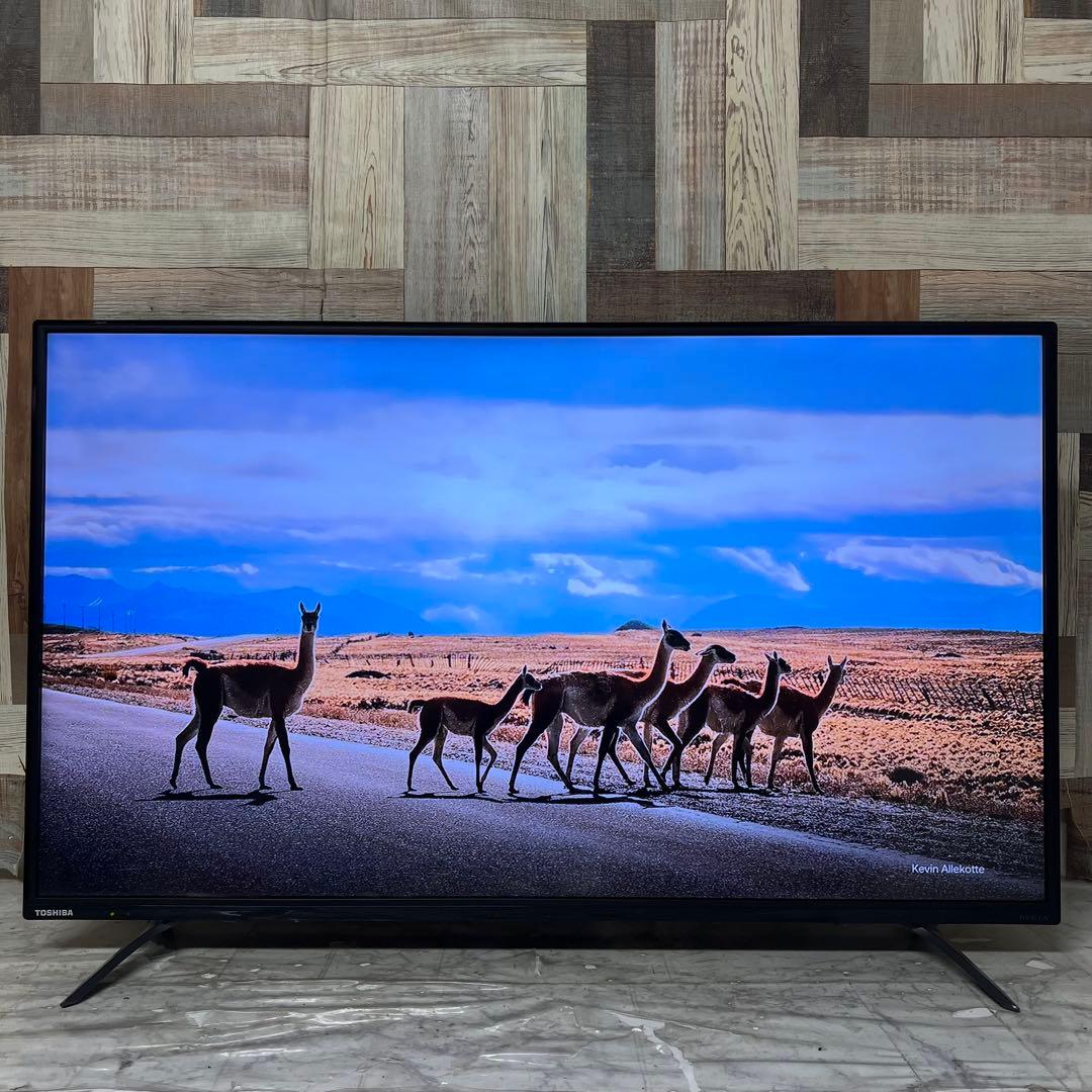 即日受渡❣️全国送料込東芝43型4K液晶テレビネット動画視聴可3チューナー