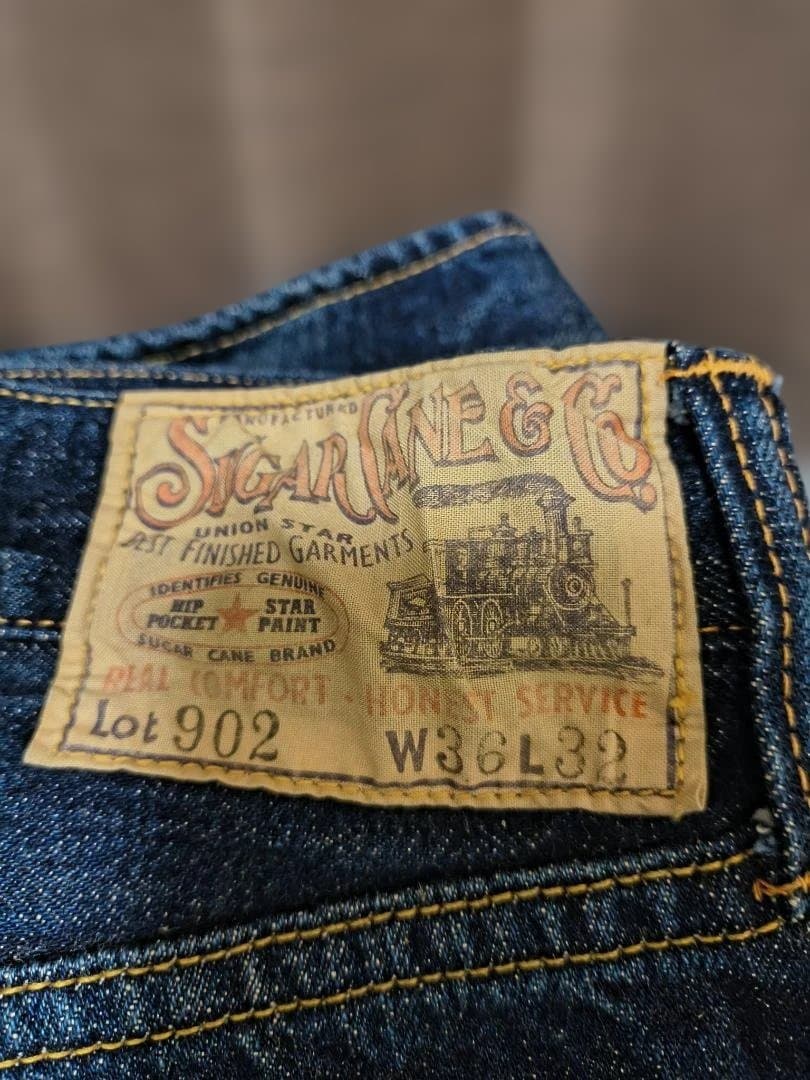 Sugar Cane & Co. ストレートデニム W36 L32