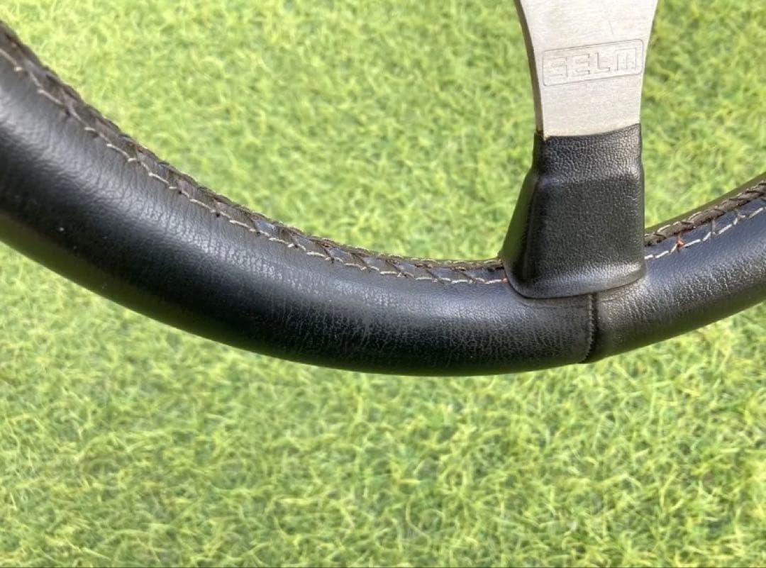 希少　SELM ステアリング　33パイ　ITALY製　旧車　小径