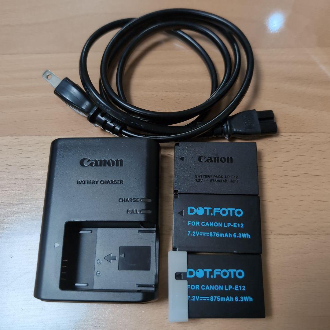 【SALE】Canon EOS M100 ブラック レンズ2種フード フィルター