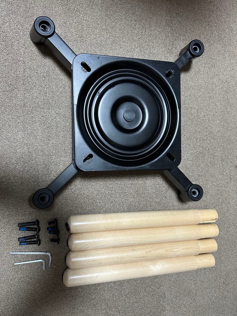 JANOLOF ヤンオロフ回転パーソナルチェア ダークグレー