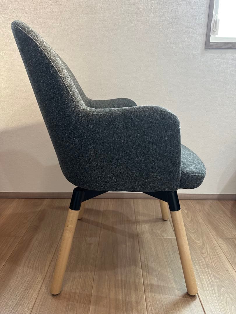 JANOLOF ヤンオロフ回転パーソナルチェア ダークグレー