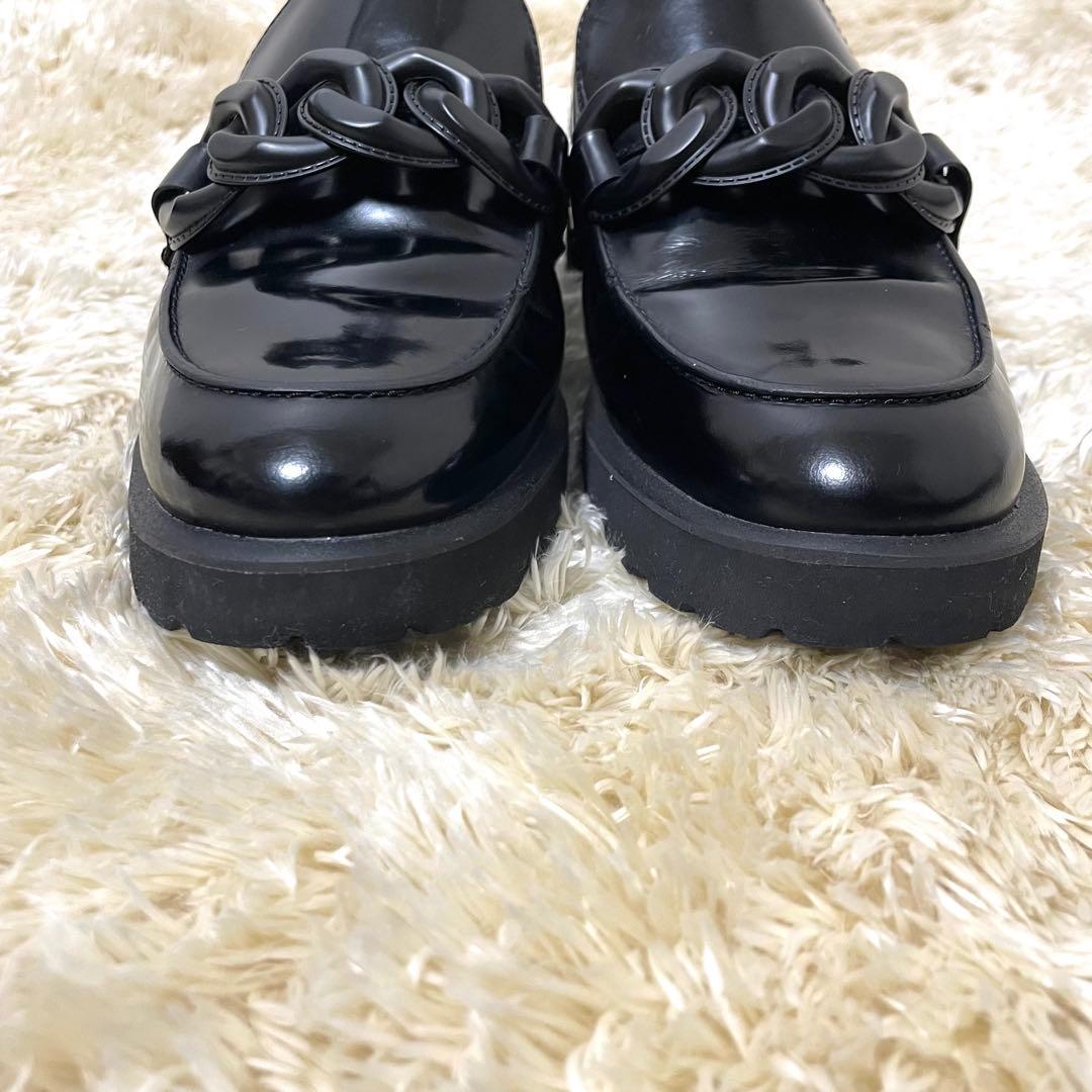 コールハーン　COLE HAAN ジュネーブチェーンローファー　黒　25cm