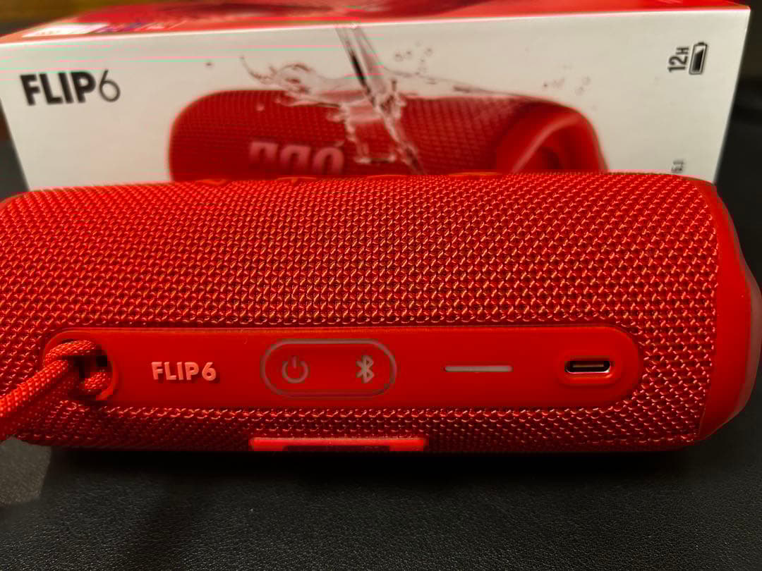 JBL FLIP6 レッド Bluetooth スピーカー
