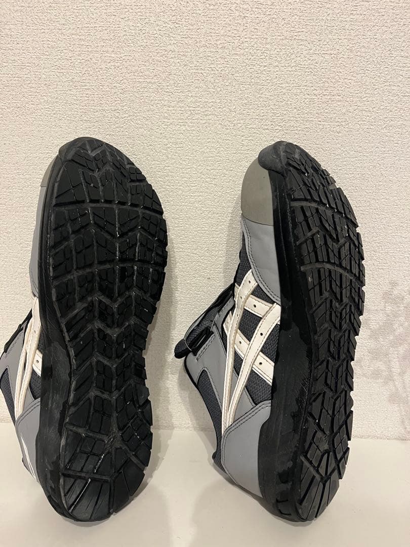 【しょうゆ】ASICS 安全靴 BOAシステム グレー/ホワイト