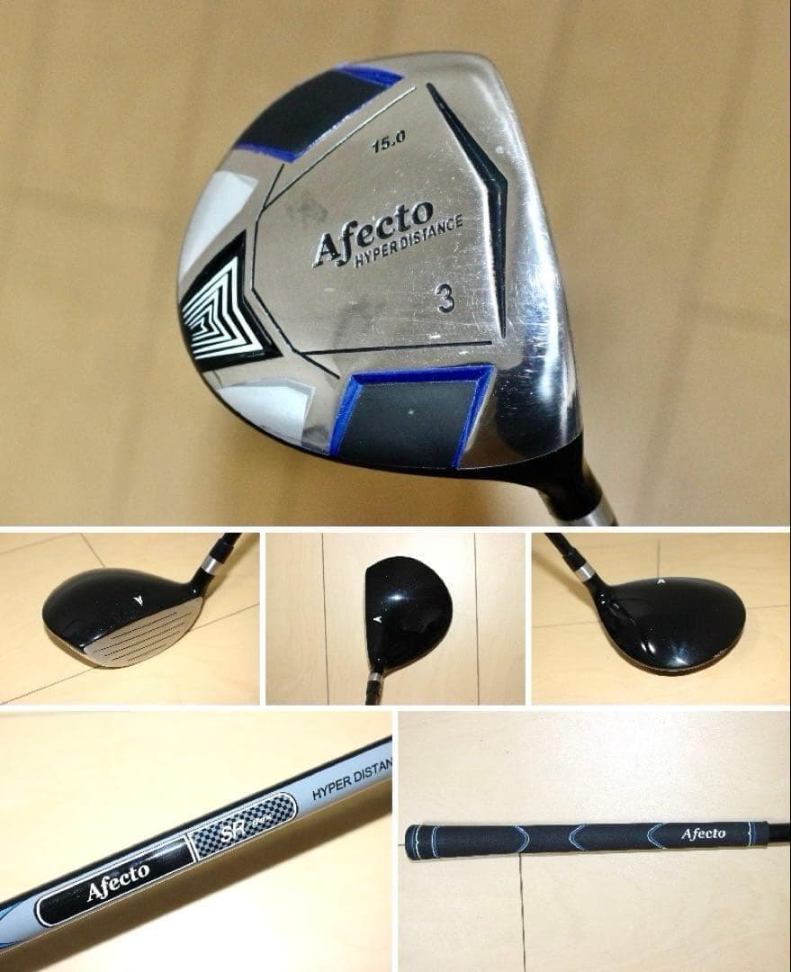 Afecto.トブンダ等 ゴルフクラブ フルセット❗️キャディバッグ付