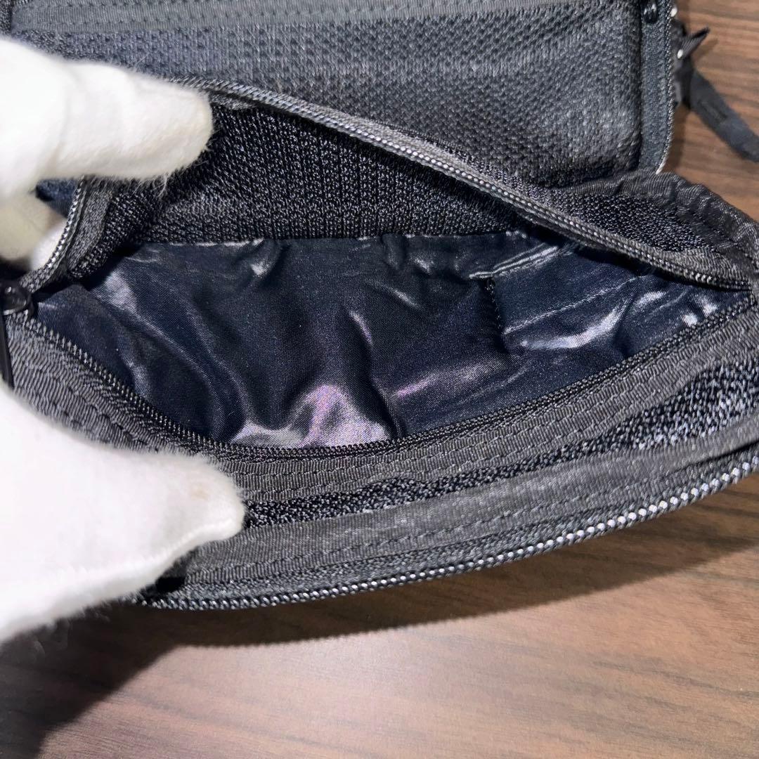 未使用 長期保管品 レア ヘッドポーター ポーチ ブラック ドット