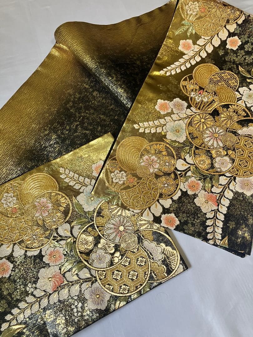 袋帯 桜 梅 藤 菊 杜若 辻が花 松 花紋 成人式