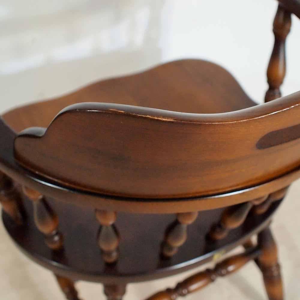 飛騨産業 キツツキ 穂高 キャプテンチェア C アームチェア ZR24383