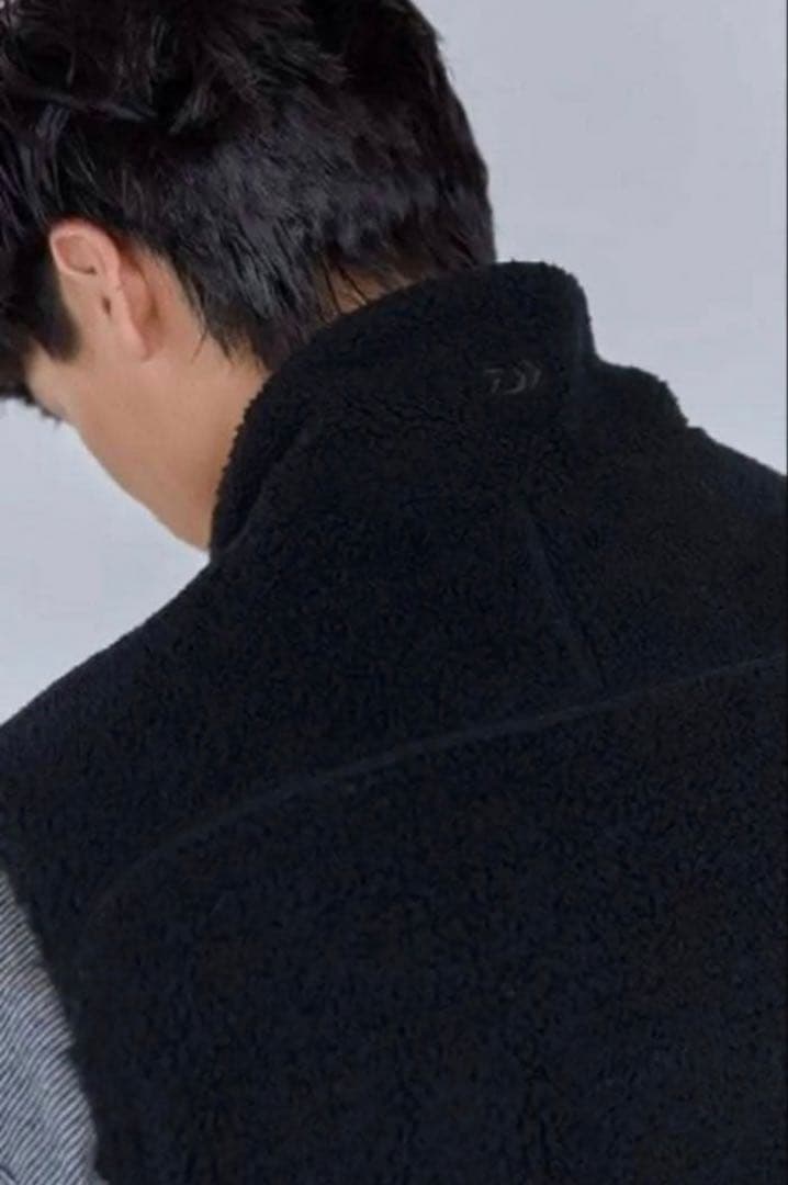 DAIWA PIER39 ナイロン×ボアフリースリバーシブルベスト 黒 L