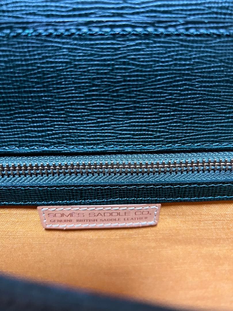SOMES SADDLE ソメスサドル 本革 ビジネスバッグ ダークグリーン