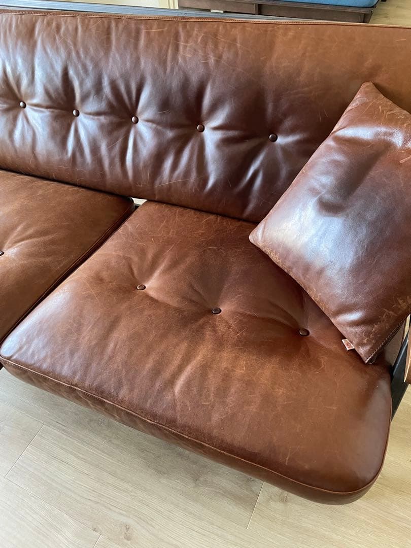 【貴重】アクメファニチャー GRANDVIEW SOFA （クッション付）