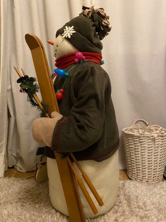 冬の飾り　雪だるま(スノーマン)置物