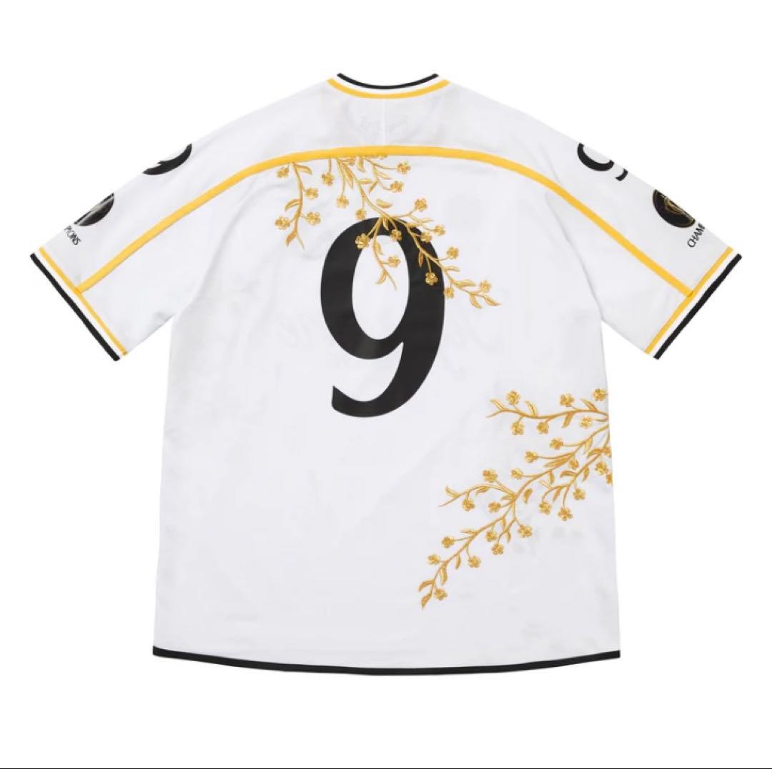 Floral Soccer Jersey Supreme Mサイズ　白