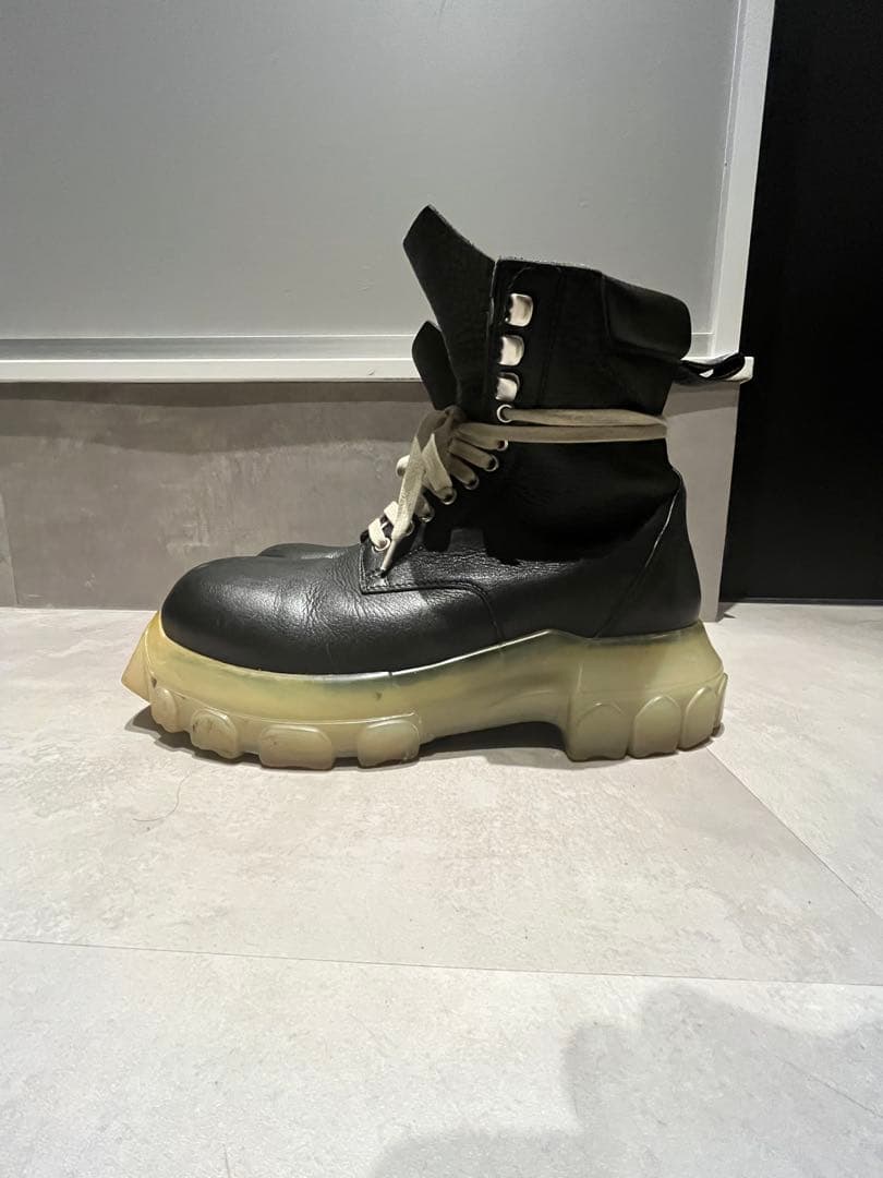 靴 Rick Owens Bozo Tractor Lace-Up Boots