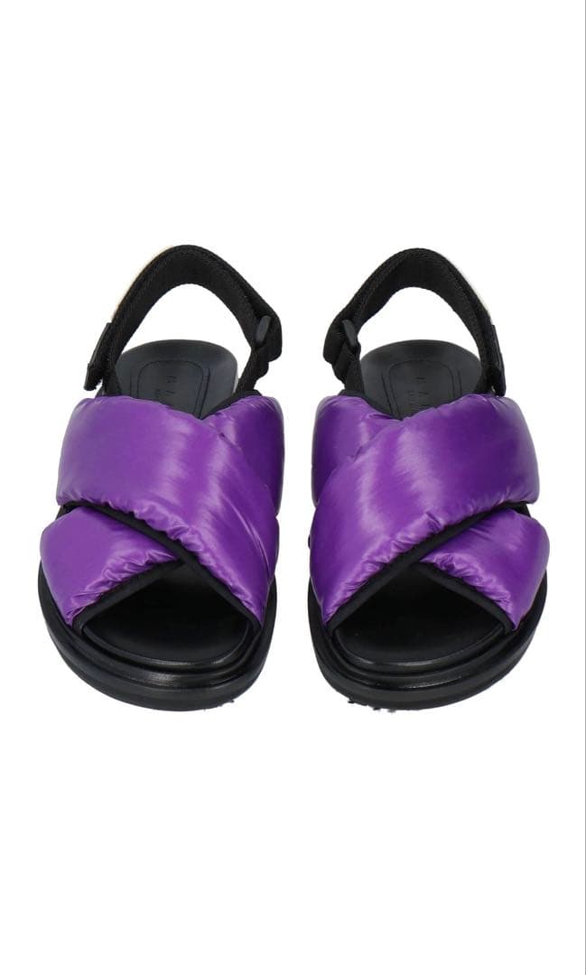 未使用! マルニ MARNI サンダル 38 パープル 紫