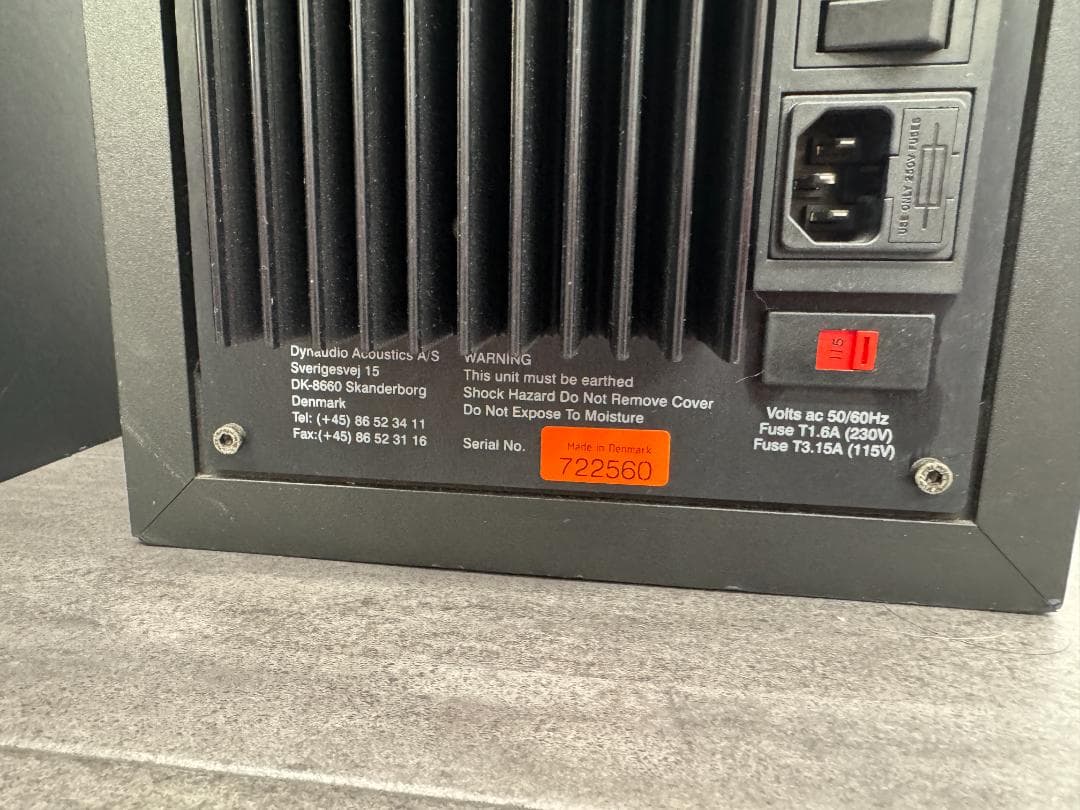 デンマーク製 dynaudio acoustics BM6A ペア