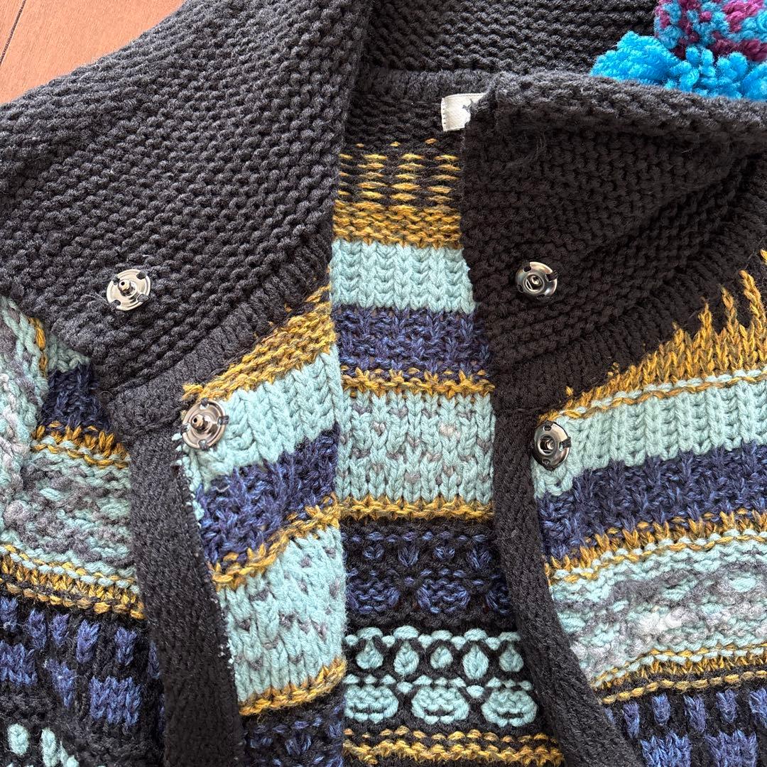 【極美品】アルベロベロ　ざっくりニット　カーディガン　ブタさん